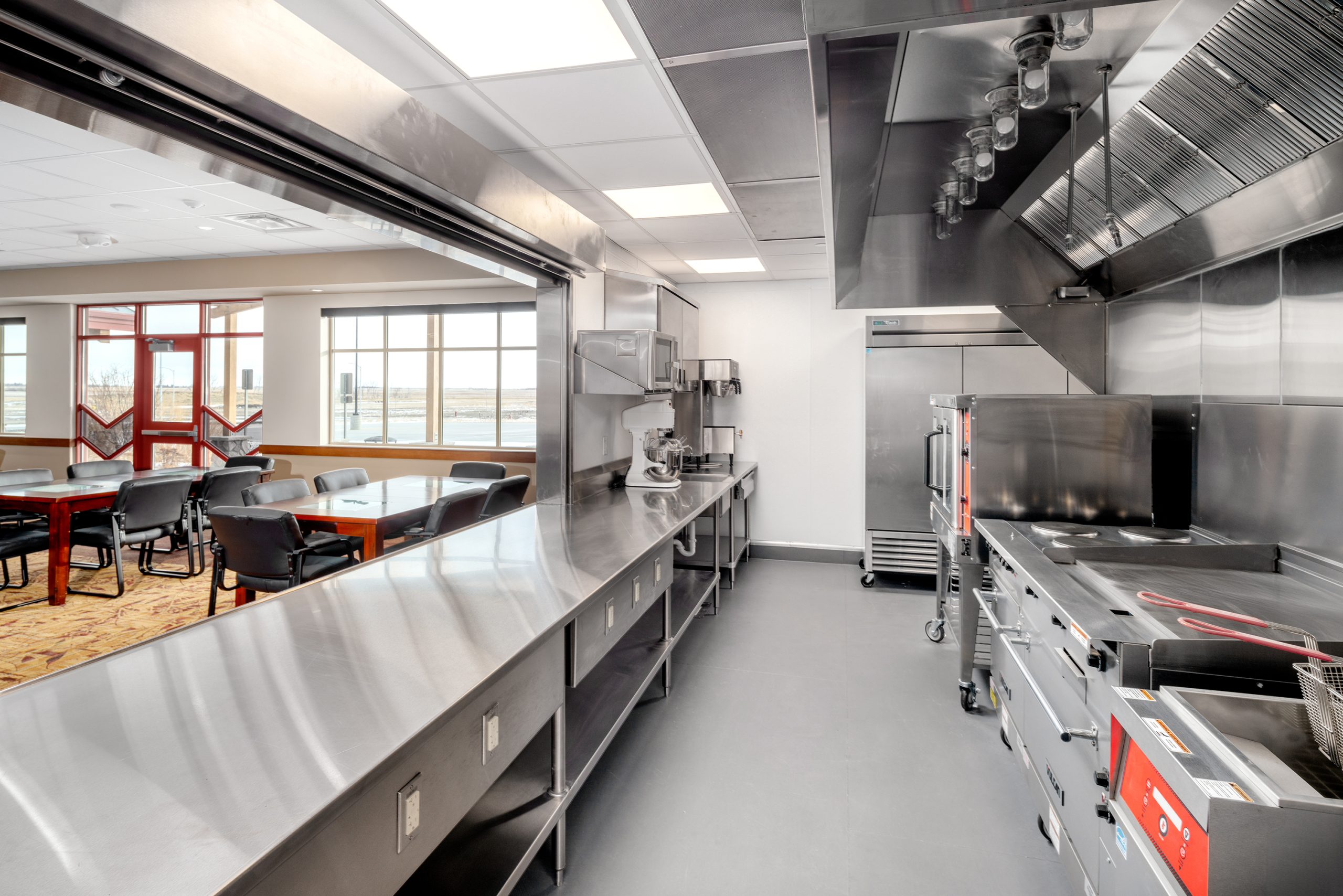 Commercial kitchen aids in Elder Nutrition Program.
