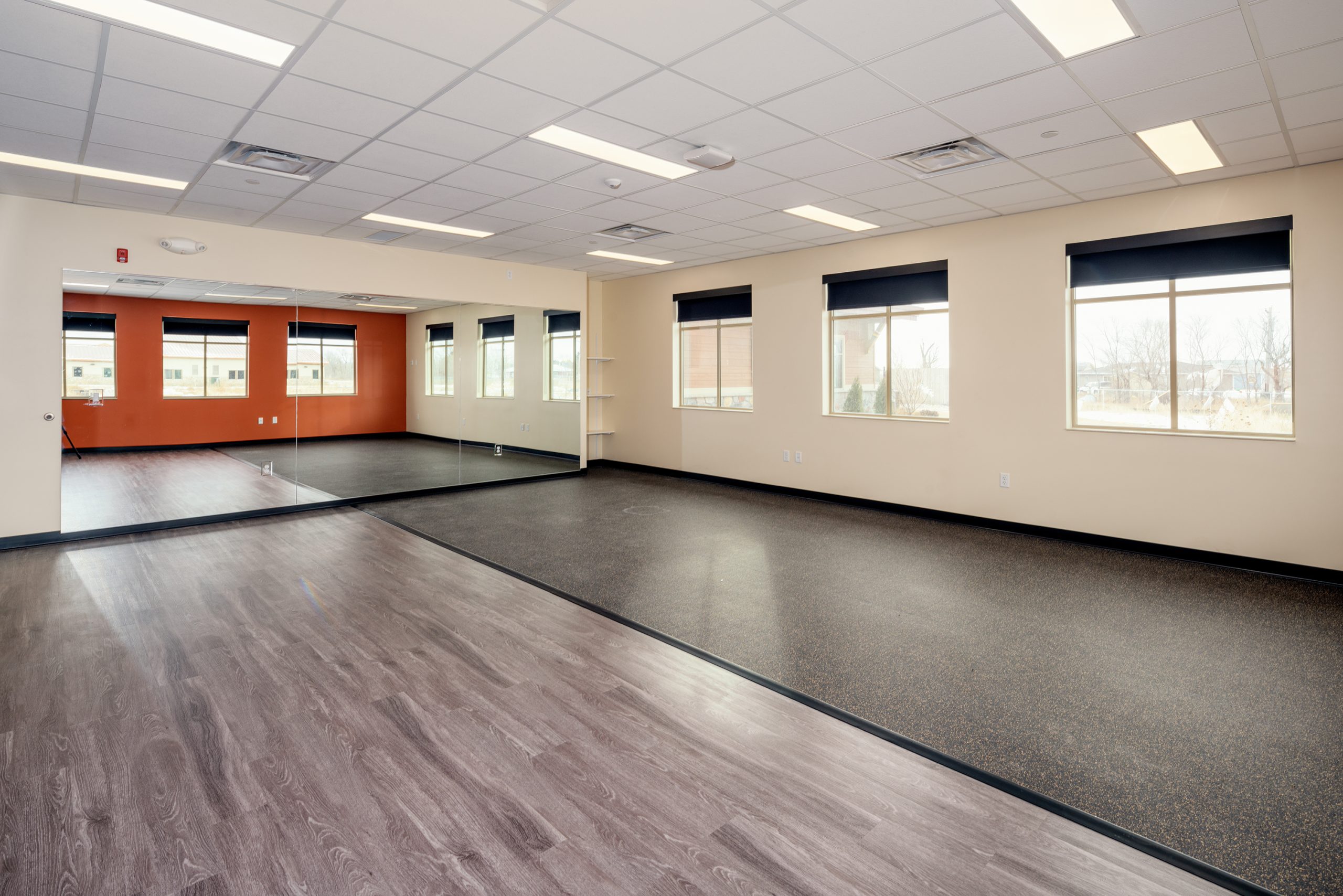 Fitness Center with access to classes.