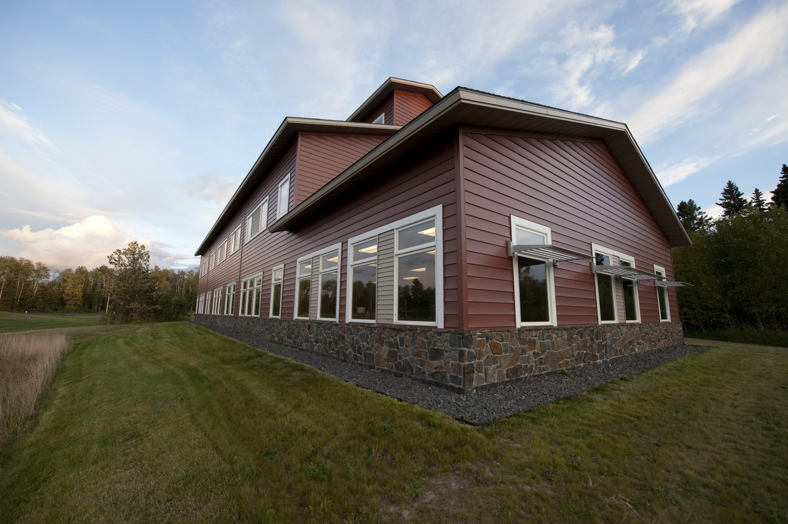 Energy-efficient windows, doors and mechanical systems also reduced the energy demands of the building.