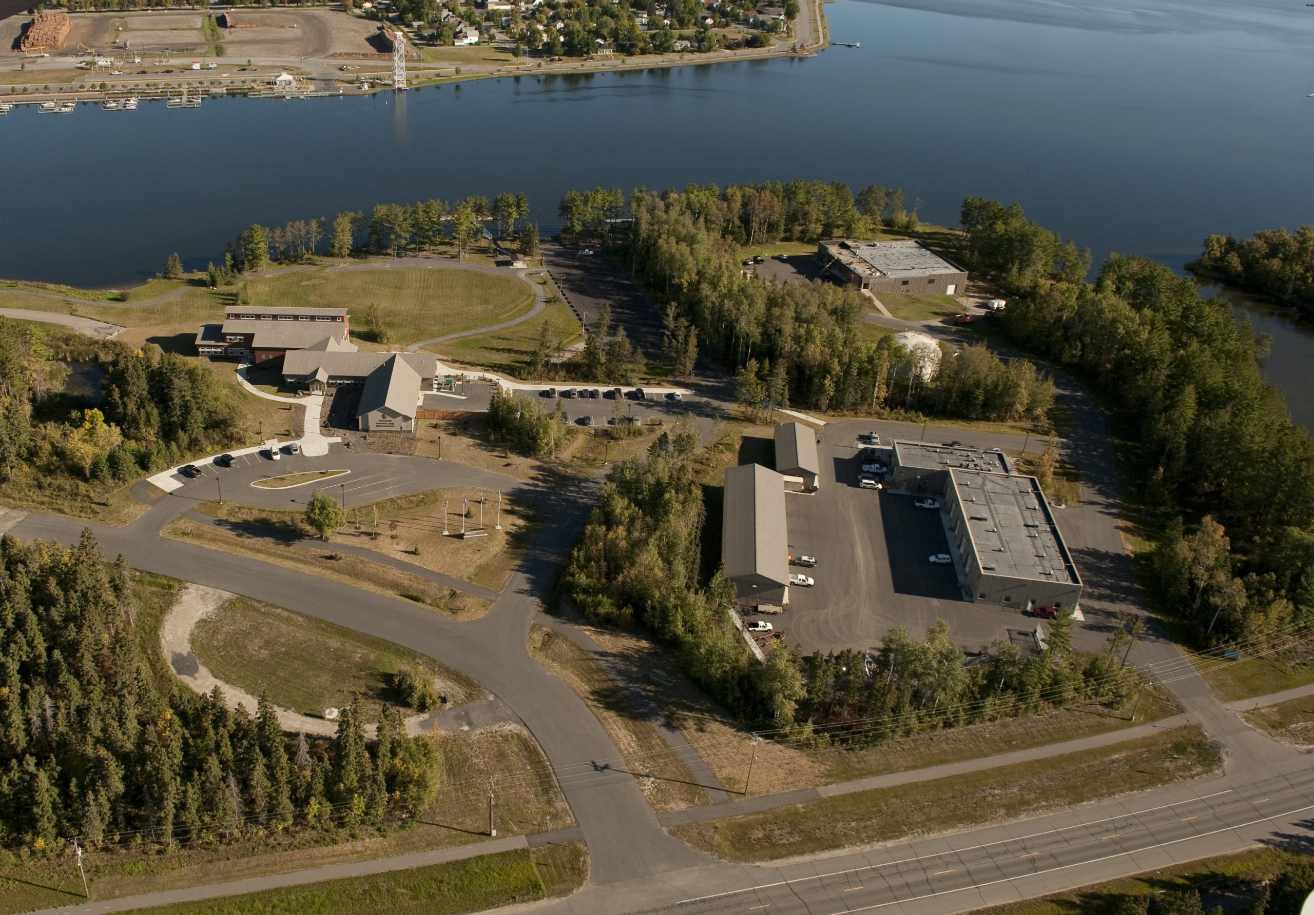 Extensive site planning was completed to accomplish balancing between public use, park service use, and municipal service use.