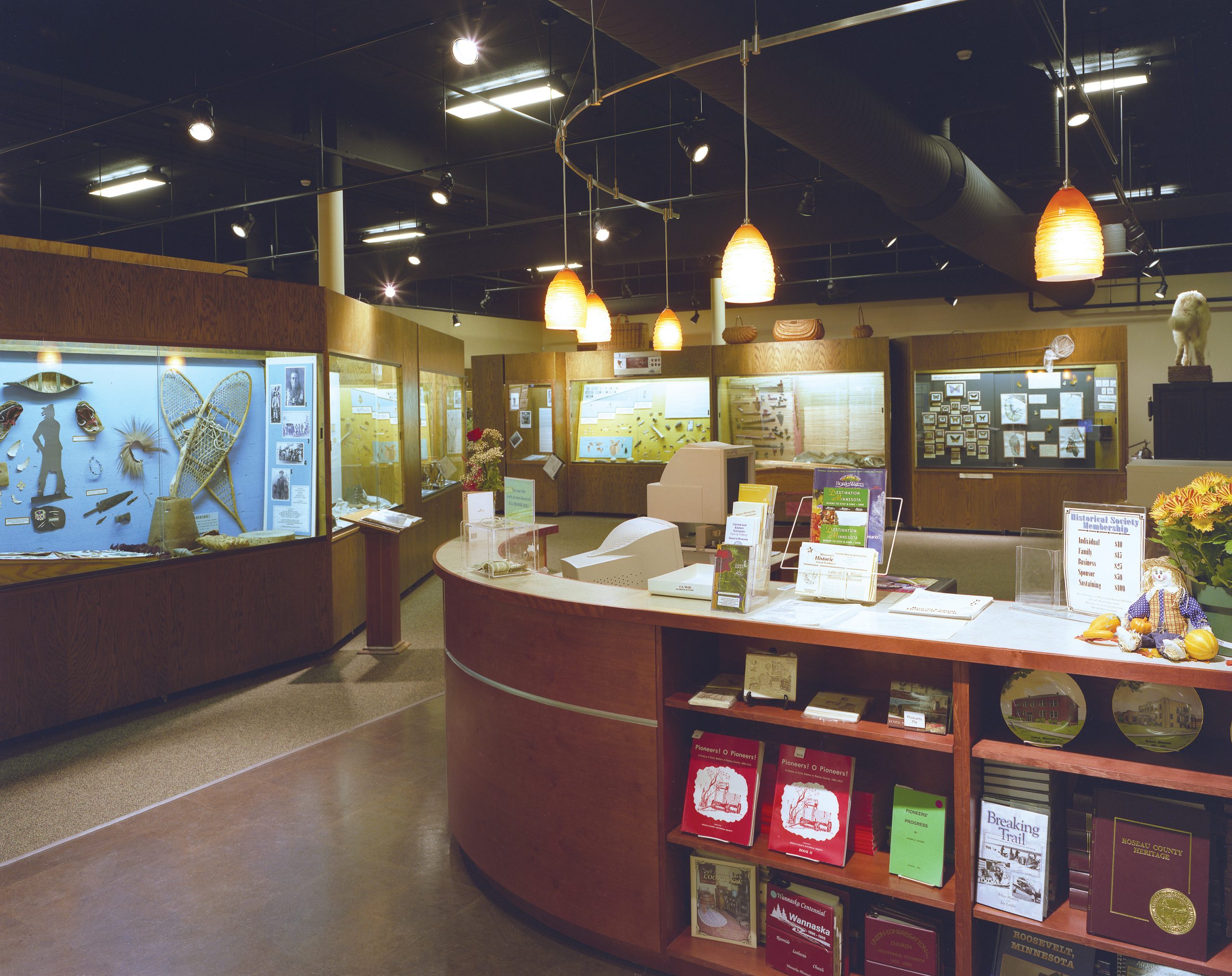 The museum houses many artifacts that are connected to the region.