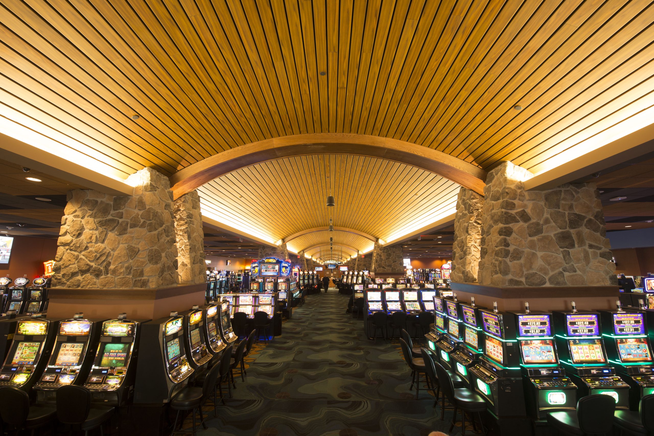 Large casino gaming floor