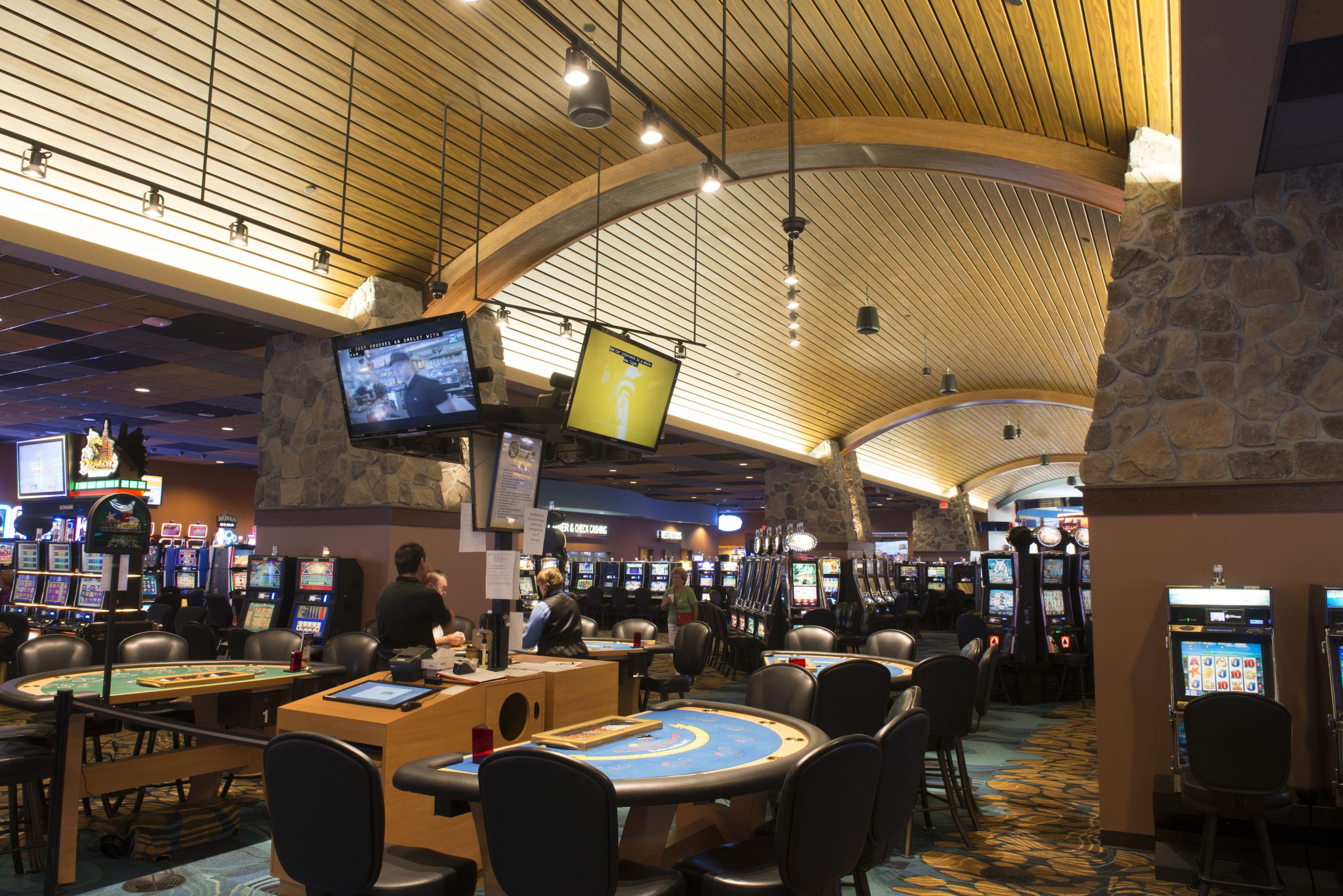 Modern casino gaming floor