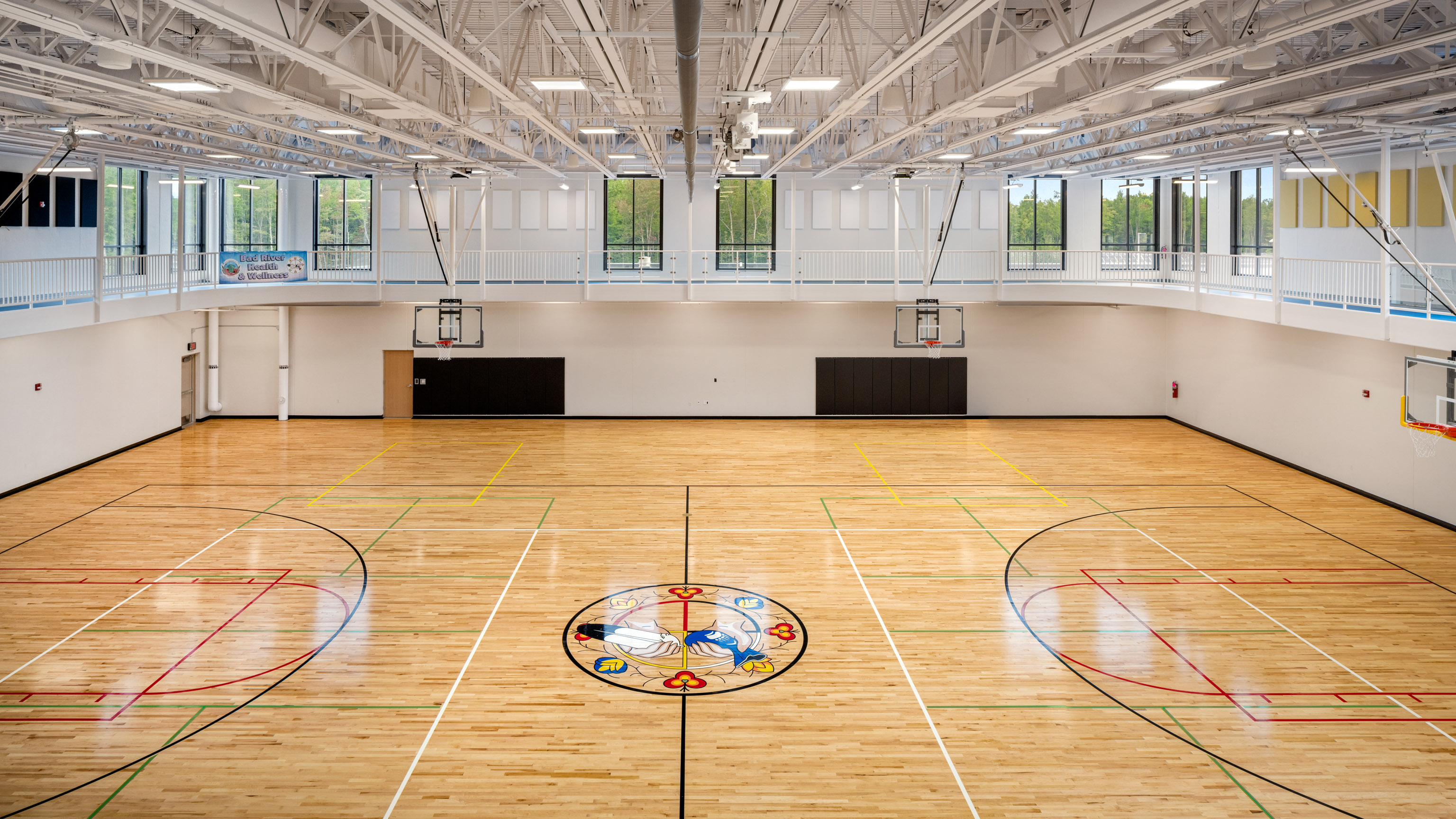 The expansion includes a 9,668 SF multipurpose space for a multitude of physical activities.