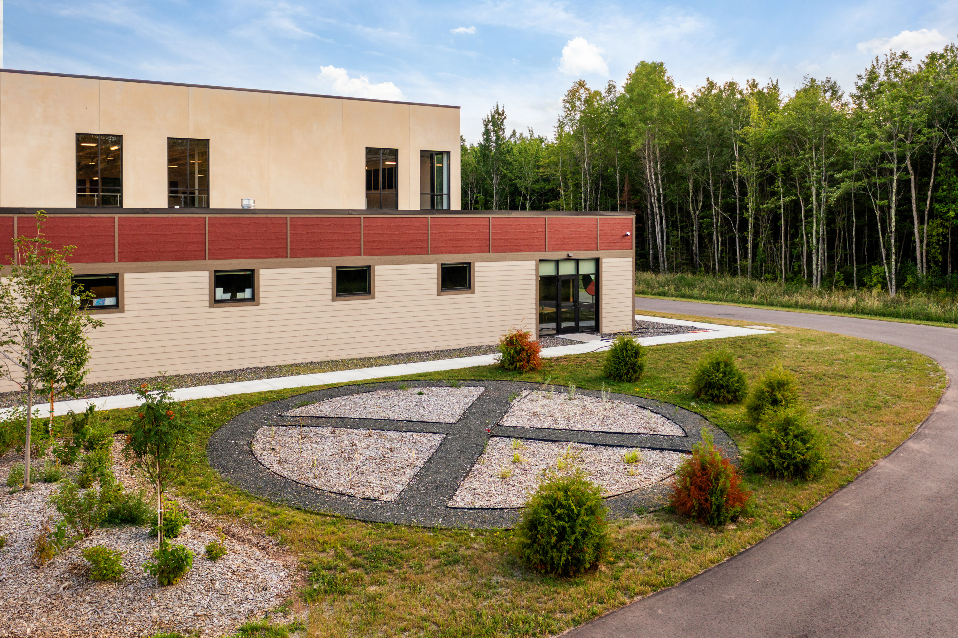 A Traditional Healing Garden can easily accessed right outside the Traditional Healing Room.